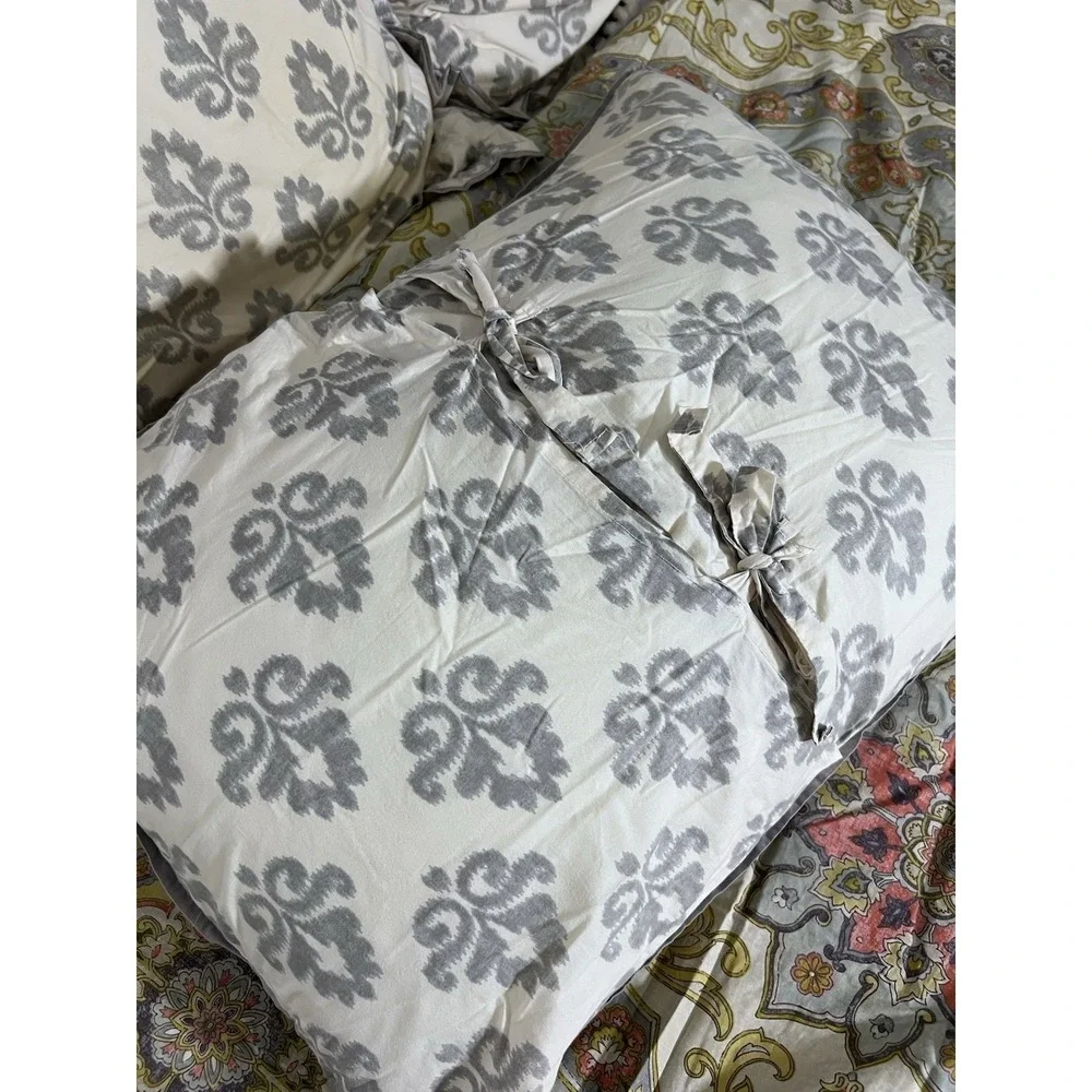 Paisley Mandala Reversible Full/Queen Comforter‎ Set- Nina Campbell 4 Piece Set